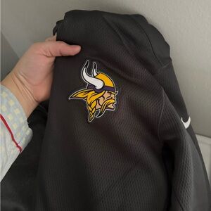 Nike Black Jacket with Viking Logo